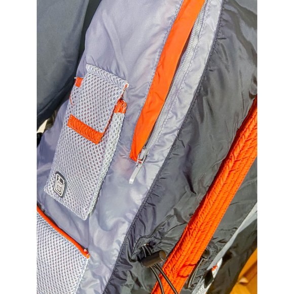 Marc New York Down Feather 8 Pockets Black Zip High Collar Puffer Coat - Picture 8 of 11